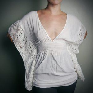 Victoria's Secret White Bohemian Blouse  | Size S